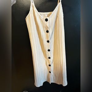 cream cover up/dress